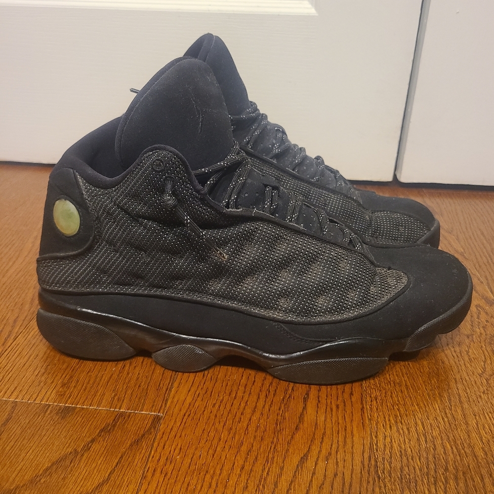Used Mens Air Jordan 13 Retro Black/Black Size 13